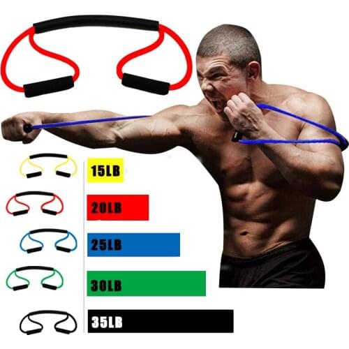 Boxing Speed Training Pull Rope Sanda Muay Thai Karate Resistance Bands Arm Strength Training Elastic Band Home Gym Fitness