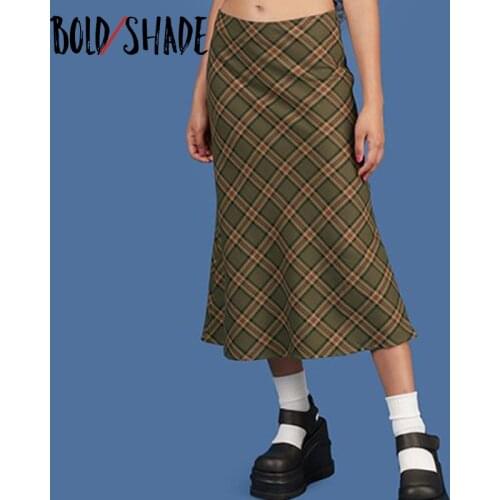 Bold Shade Women's Midi Skirts