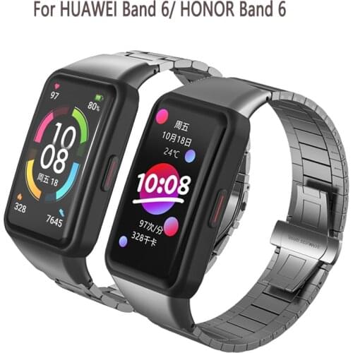 Bracelet For Honor Band 6 Milanese Stainless Steel Band Replacement Straps Watch Band For Honor Band 6 Smart Watch Accessories