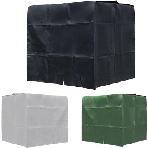 Black/Sliver/Green Outdoor Cover for Rain Water Tank 1000 liters IBC Container Foil Waterproof Anti-Dust Cover Oxford Cloth 210D