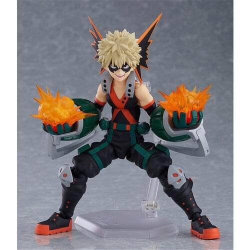 Anime My Hero Academia Katsuki Bakugo Figma 443 PVC Action Figure Collectible Model Toy doll gift