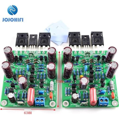 One Pair L7 CLASS AB DIY KITS Finished IRFP240 IRFP9240 MOSFET High Speed FET Dual Channel Power Audio Amplifier Board