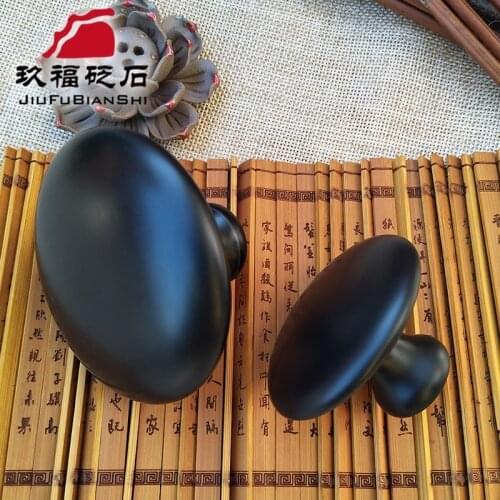 Hot 1 Pcs Mushroom Shape Massage Stone Lava Basalt Hot Stone for Spa Massage Therapy