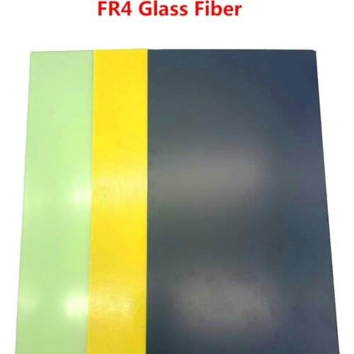 Black Yellow Glassfibre Template Board Sheet Epoxy Glass Fiber G10 Fr4 Fibreglass Plate For Diy Knife Handle Material 300x170mm