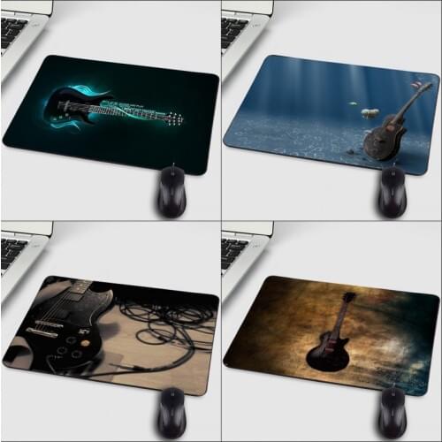 Mairuige Cool Pattern for Music Lover Amateur Guitar Images Mousepad Computer Mini Pc Notebook Tabllt Gamer Gaming Mouse Pad Mat