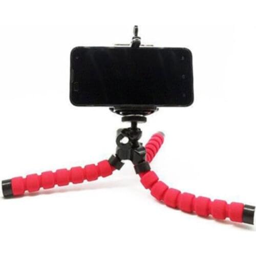 Mini Octopus Tripod Phone Stand Flexible SpongeTripod Phone Holder with U Type Clip For iPhone Mini Camera