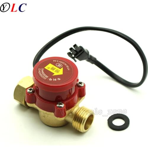 NEW HT-120 120W 3/4 "- G1/2" Cold & Hot Water 25mm - 20mm 220V Circulation Flow Switch Booster Pump Flow Switch 1A