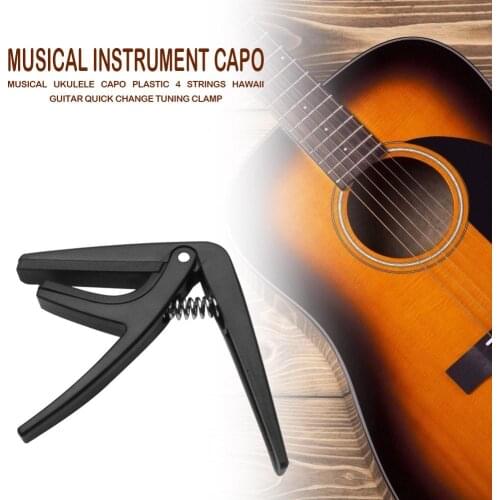 Professional Ukulele Capo Plastic 4 Strings Hawaii Guitar Quick Change Tuning Clamp Musical Instrument Accessories