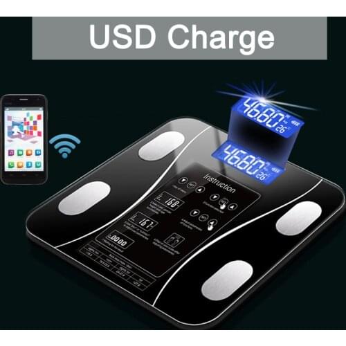 Precision smart lcd digital manual waterproof body weighing bathroom scale with wifi function application