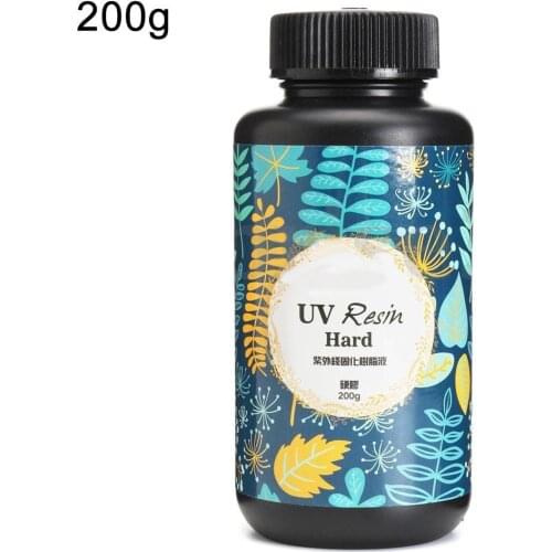 10/15/25/60/100/200g Ultraviolet Resin Gel Curing Quick-drying Non-toxic Transparent Sunlight Activated Hard