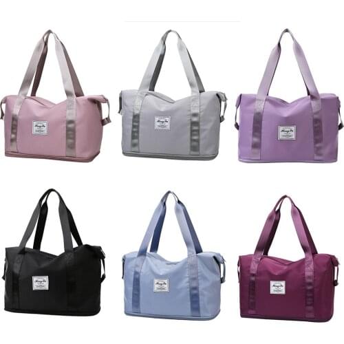 Large Capacity Gym Bag FItness Women Dry-Wet Separation Yoga Handbags Waterproof Outdoor Sports Travel Duffel Bag Shoulder Bag