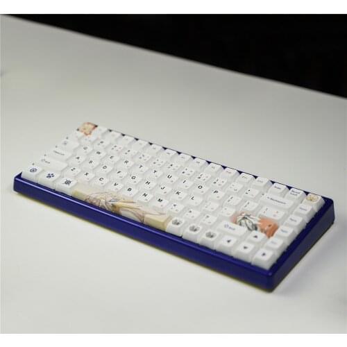 DYE Sublimation Keycaps XDA Profile PBT Pokemon Keycaps Japanese Etymon For GH6064 68 78 84 96 104 108 Mechanical Keyboard