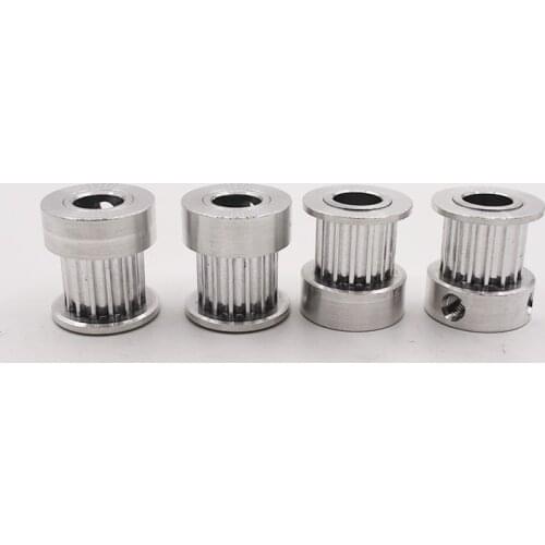 Aluminum Alloy K Type 3M 24 Teeth 24T 5/6/6.35/7/8/10/12/12.7mm Inner Bore Timing Pulley 16mm Width 3mm Pitch Synchronous Wheel