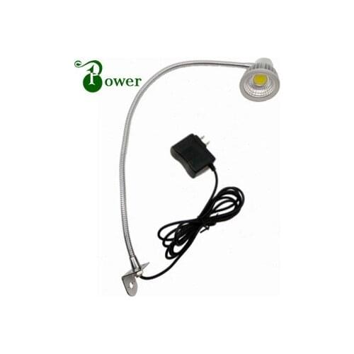 12V/24V/110V/220V With Plug 5W Cob LED GooseneckMachine Work Light
