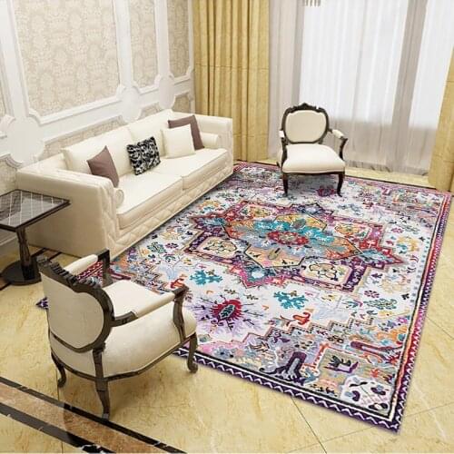 Persian Style 3D Carpets for Bedroom Living Room Area Rug Large Home Decor Non-slip Entrance Doormat Kitchen Rug Prayer Mat