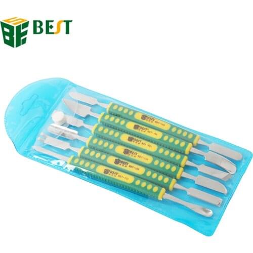 6 in 1 Dual Ends Metal Spudger Set Phone Tablet Prying Scraper Opening Tools for iPhone iPad Samsung Repair Tool Kit