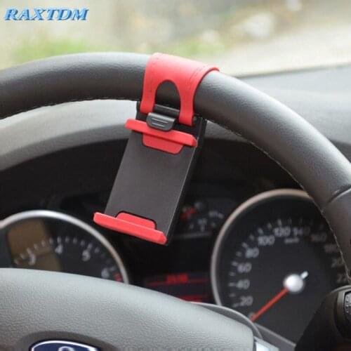 Car steering wheel mobile phone scaffold For Ford Focus 2 3 4 Kuga Ecosport Edge Mondeo Fiesta Flex Fusion