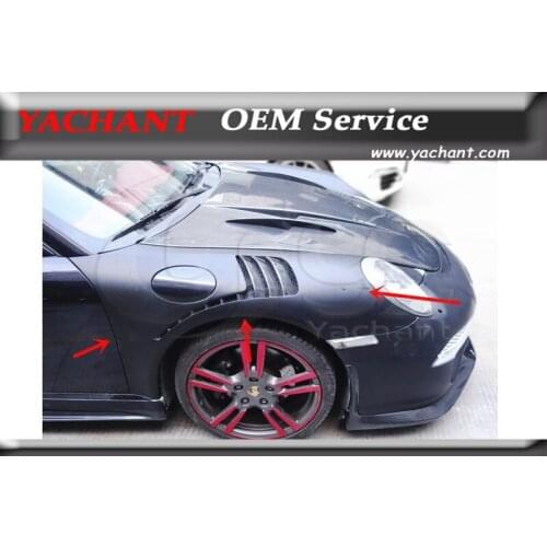 Car-Styling Auto Accessories Portion Carbon Front Fender Bodykits Fit For 2009-2012 911 997 991-GT3-RS-Style Front Fender
