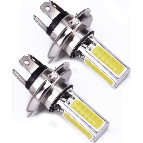 White Fog Lights Lamps 9003 Bubls H4 Low power Truck Work 2Pcs COB Driving