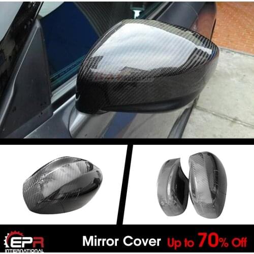 For Nissan R35 GTR OE Carbon Glossy Mirror Cover Exterior Body kits