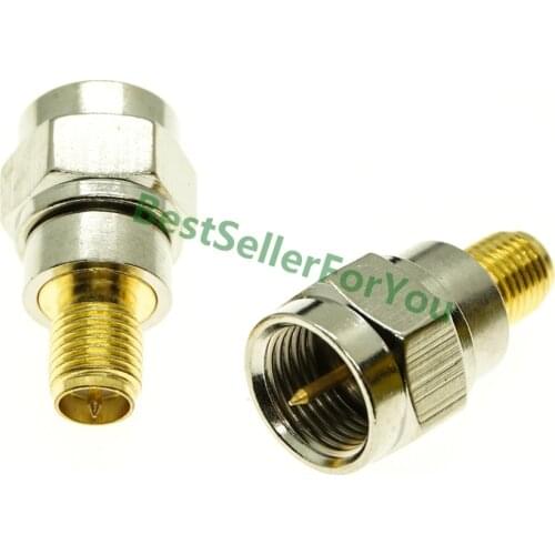 F male plug to RPSMA RP-SMA female jack RF coaxial adapter connector Converter