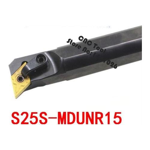 S25S-MDUNR15 25mm 95degree Lathe Cutting Tools CNC Turning Tool Machine Tools Internal Metal Lathe Tool Boring Bar MDUNR/L
