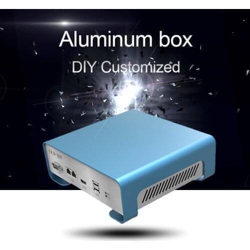 PCB Enclosure Aluminum Connector Box Circuit Board Diy Extrued Aluminum Housing P01 133.4*55*109mm Blue Box Best Selling