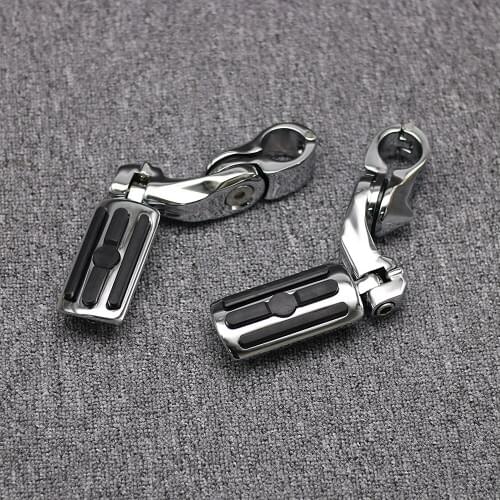 32mm 1-1/4" Engine Guard Short Angled Adjustable Highway Foot Pegs For Honda GoldWing GL1500 GL1100 For Harley For YAMAHA XV250