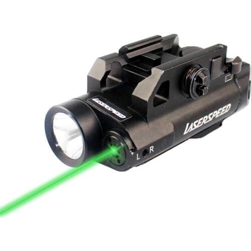 CityHunter Military Green Red Dot Laser with LED Flashlight Combo Bore Sight Subzero Legendary Laser Pointer 20mm for Hunting