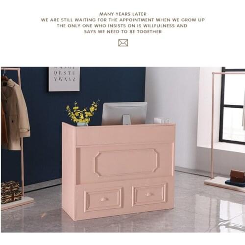 Clothing store cash register Nordic fashion store tieyi small simple simple modern milk tea shop restaurant bar table