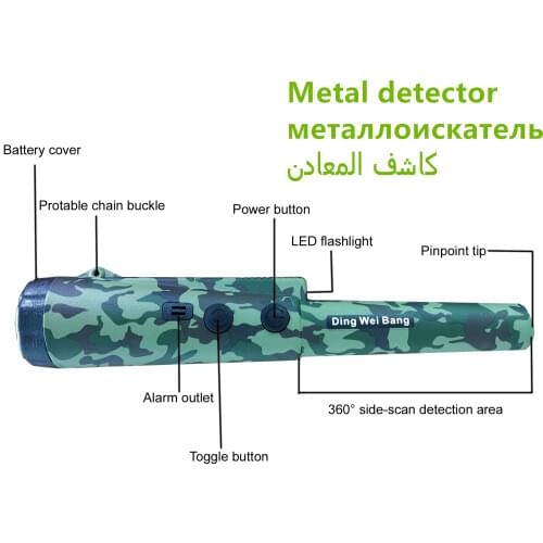 Factory Selling GP-Pointer S Metal Detector For Detecting Gold In Garden Desert Beach