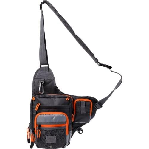 Outdoor Sports Multifunction Lure Bag Fishing Tackle Bag Camping Hiking Shoulder Bag