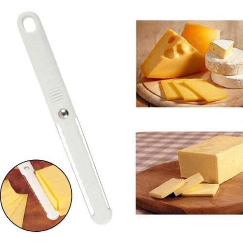 Multifunctional Cheese Butter Slicer Peeler Cutter Wire Tool Soft Cooking Handle Thick Tools Hard Cheese Baking Knife Plast F5P8