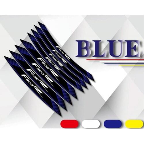 High Quality Motorcycle Sticker Front Rear Wheel Decals Sticker Creative Stripe LOGO Tire Decoration For BMW F800R f 800r
