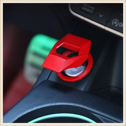 Car Ignition Switch Decorative Ring One-click for Audi S5 S6 S7 S8 SQ5 C5 A4 B5 B6 B8 A6 A3 A5 Q5 Q7