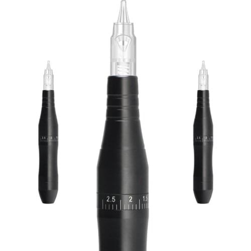 Semi Permanent Makeup Machine Eyebrow Eyeliner Lip Tattoo Pen Swiss Motor PMU Cartridge Needle Professional Mulfunctional Pen