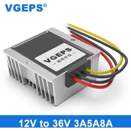 12V to 36V DC power converter 12V liter 36V regulated power supply module 12V to 36V waterproof booster