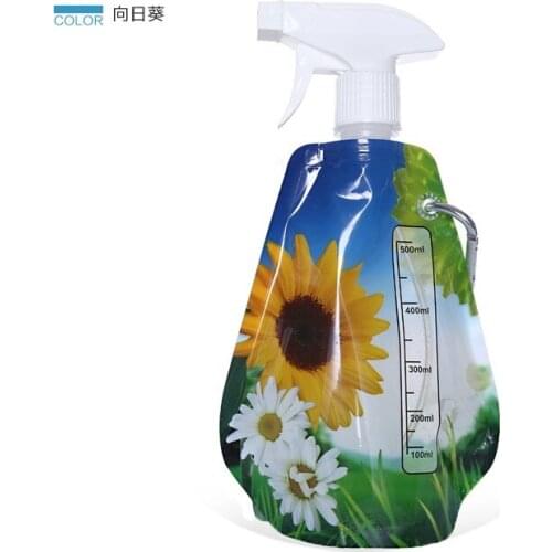 Foldable Plastic water bag Multifunctional Rotary Spray Water Spray Bag Environmentally Watering flowers bag Sprinkler bags