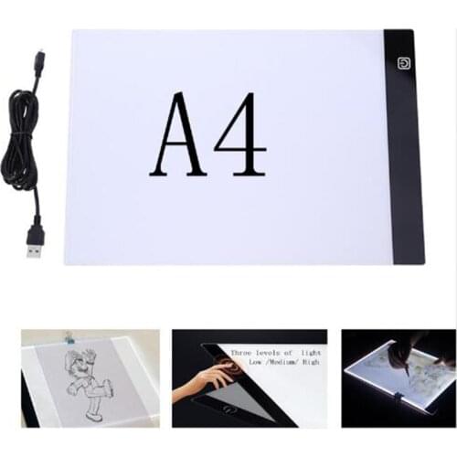 Ultrathin 3.5mm Diamond Painting Tools A4 LED Light Tablet Ultrathin 3.5mm Pad Apply to EU/UK/AU/US/USB Plug Diamond Embroidery