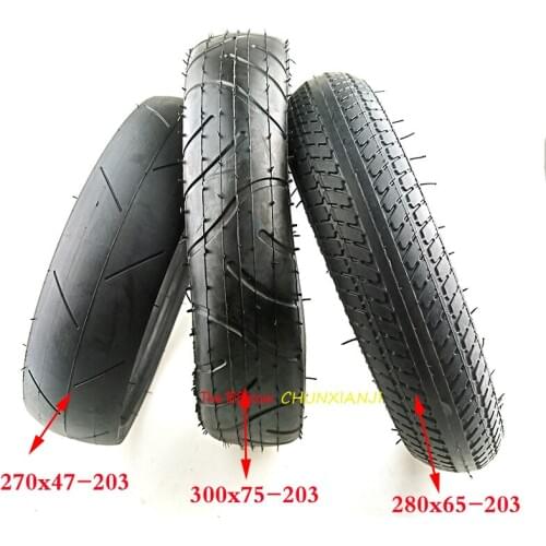 Super 300x75-203 inner and outer tyre 270x47-203 tyre 280x65-203 fits for Childrens tricycle baby trolley pneumatic tire