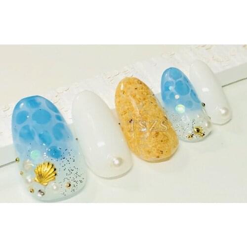 1box/lot Japanese Fashion DIY Nail Art Wood Chip Decoration Professional 3D Nail Salon Accessories