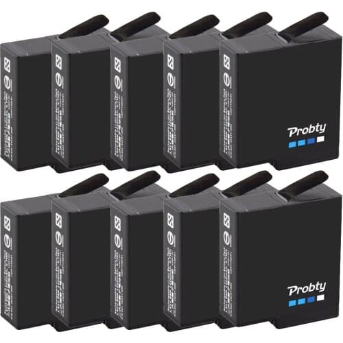 10pcs 1220mAh battery Go Pro Hero5 hero6 hero7 black AHDBT-501 AHDBT501 Bateria Akku for GoPro 5 6 Hero5 AHDBT 501 camera