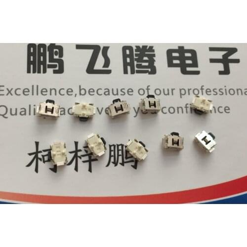 10PCS/lot MPTCFG-V-T/R Taiwan Yuanda DIP small tortoise touch switch mobile phone side button with fixed point patch 2 feet