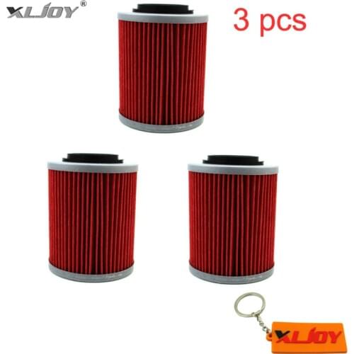 3pcs Gas Fuel Oil Filter For CAN-AM Renegade 500 570 850 850X 850R 1000 1000R ATV Quad Motorbike Motorcycle