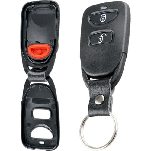 Car Key Shell Case Replacement 2+1 Button Car Remote Key Shell Fit for Hyundai Tuscon 2005-2009 Accent Elantra Sonata Kia Carens