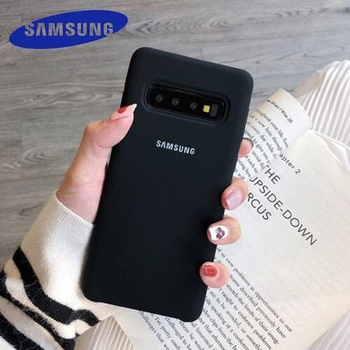 Samsung Galaxy S10 S9 S8 Plus case Liquid Silicone Phone Cover For Galaxy Note 9 8 S10+ S8+ S9+ S10e note9 Back Protective Case