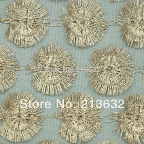 D po9 High-grade transparent mesh wire full of computer embroidery fabrics, embroidered cloth factory orders perfume