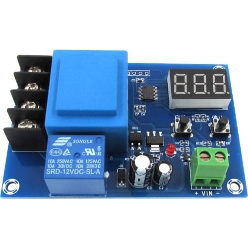 XH-M602 Digital Control Battery Lithium Battery Charging Control Module 220V Battery Charging Control Switch Protection Board