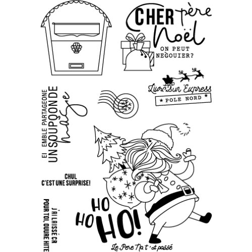 French Clear Stamp for Scrapbooking Transparent Silicone Rubber DIY Photo Album Decor 1803