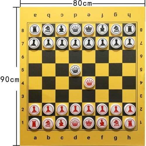 Magnetic Chess Fabric Retro Big Decoration Boardgame Table Retro Medieval Chess Charm Juego De Mesa Thanksgiving Gift